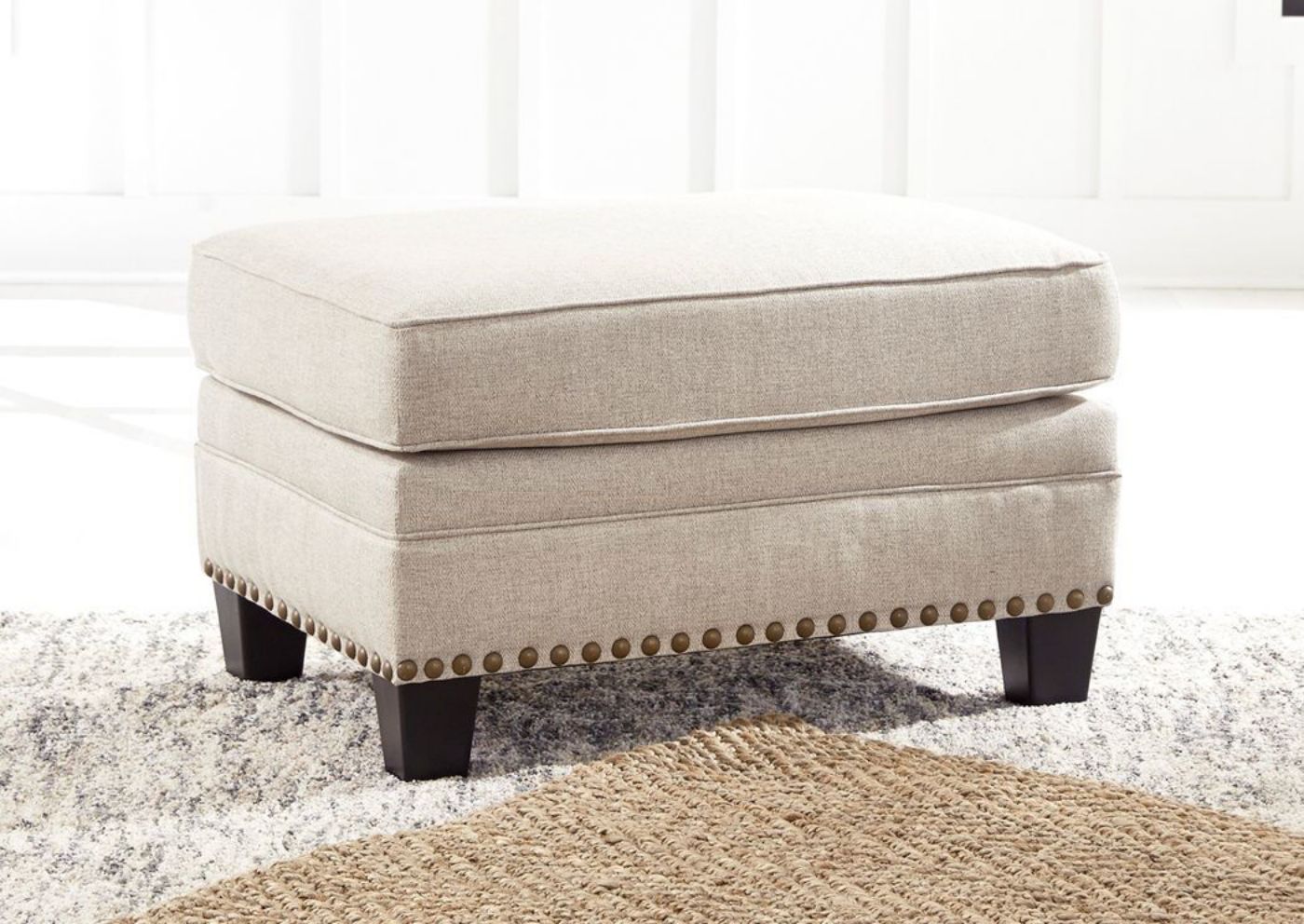 Picture of Claredon Ottoman- Beige