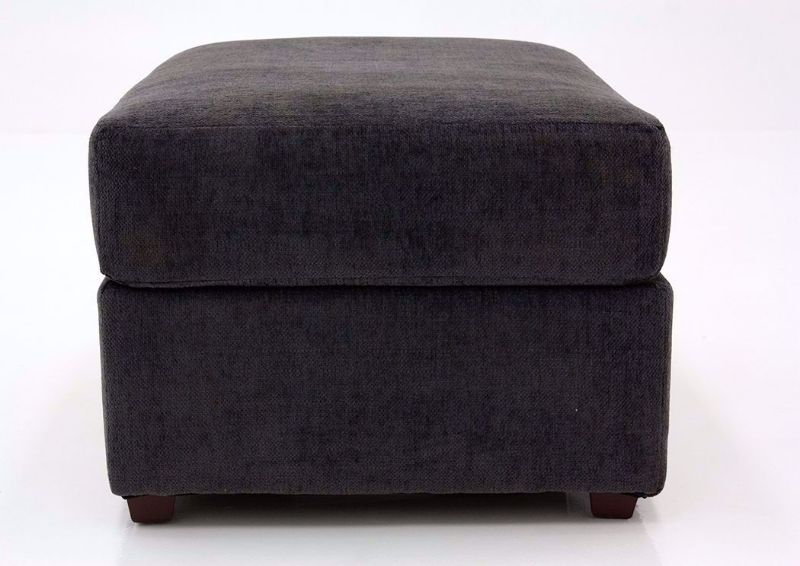 Charcoal Gray Stephenson Ottoman by Lane Showing the Side View | Home Furniture Plus Mattress