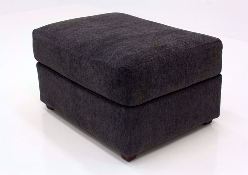 Charcoal Gray Stephenson Ottoman by Lane at an Angle From the Top | Home Furniture Plus Mattress