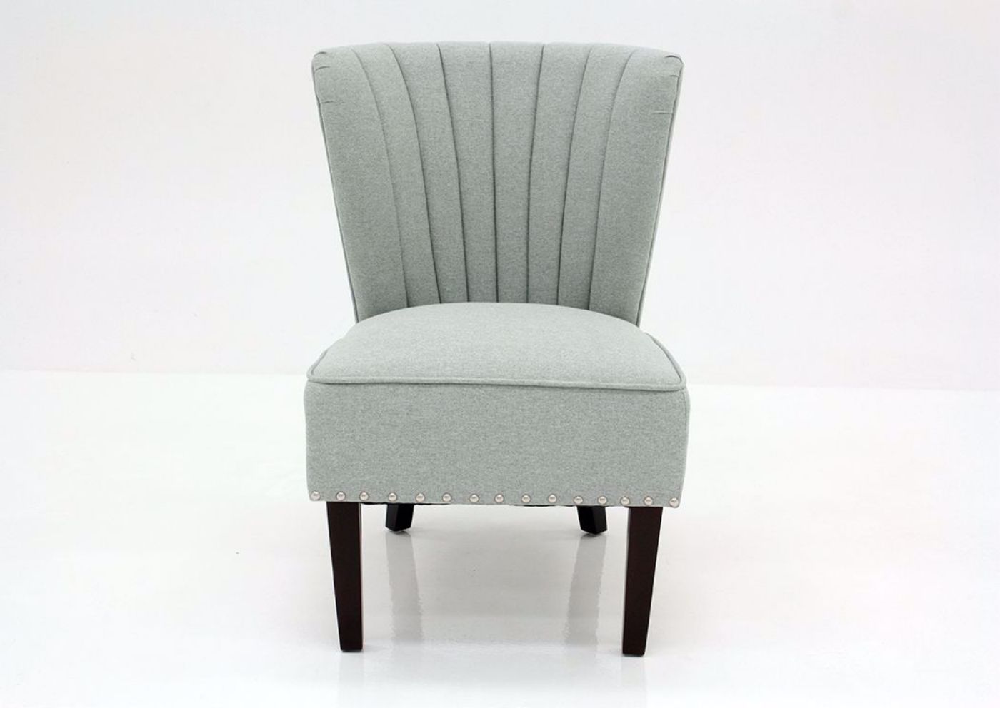 Clearwater Blue Emporium Accent Chair by Standard Facing Front | Home Furniture Plus Mattress