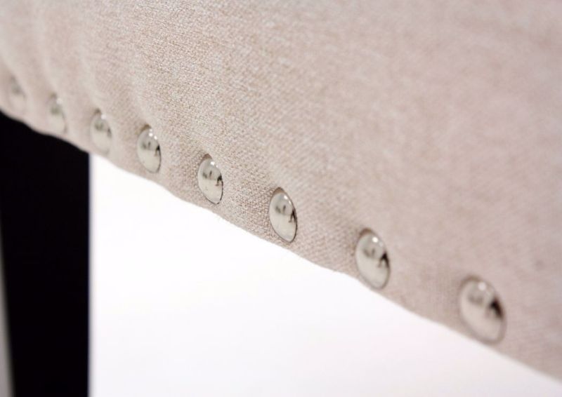 Off White Emporium Chair by Standard Showing the Nail Head Trim | Home Furniture Plus Mattress
