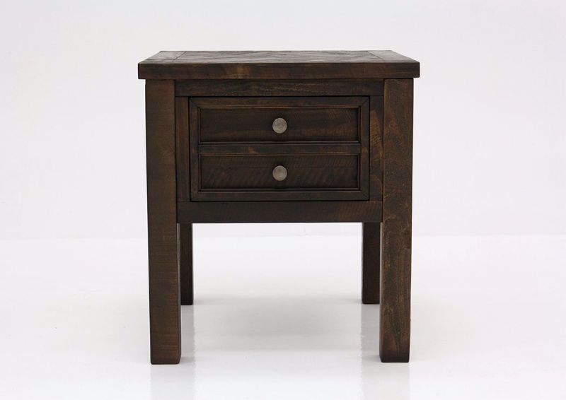 Brown Hillcott End Table by Ashley Facing Front | Home Furniture Plus Mattress