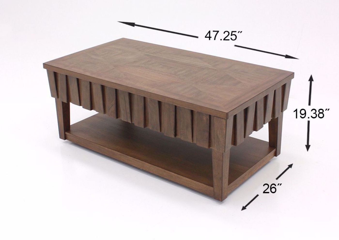 Picture of Rowenbeck Lift Top Coffee Table – Brown