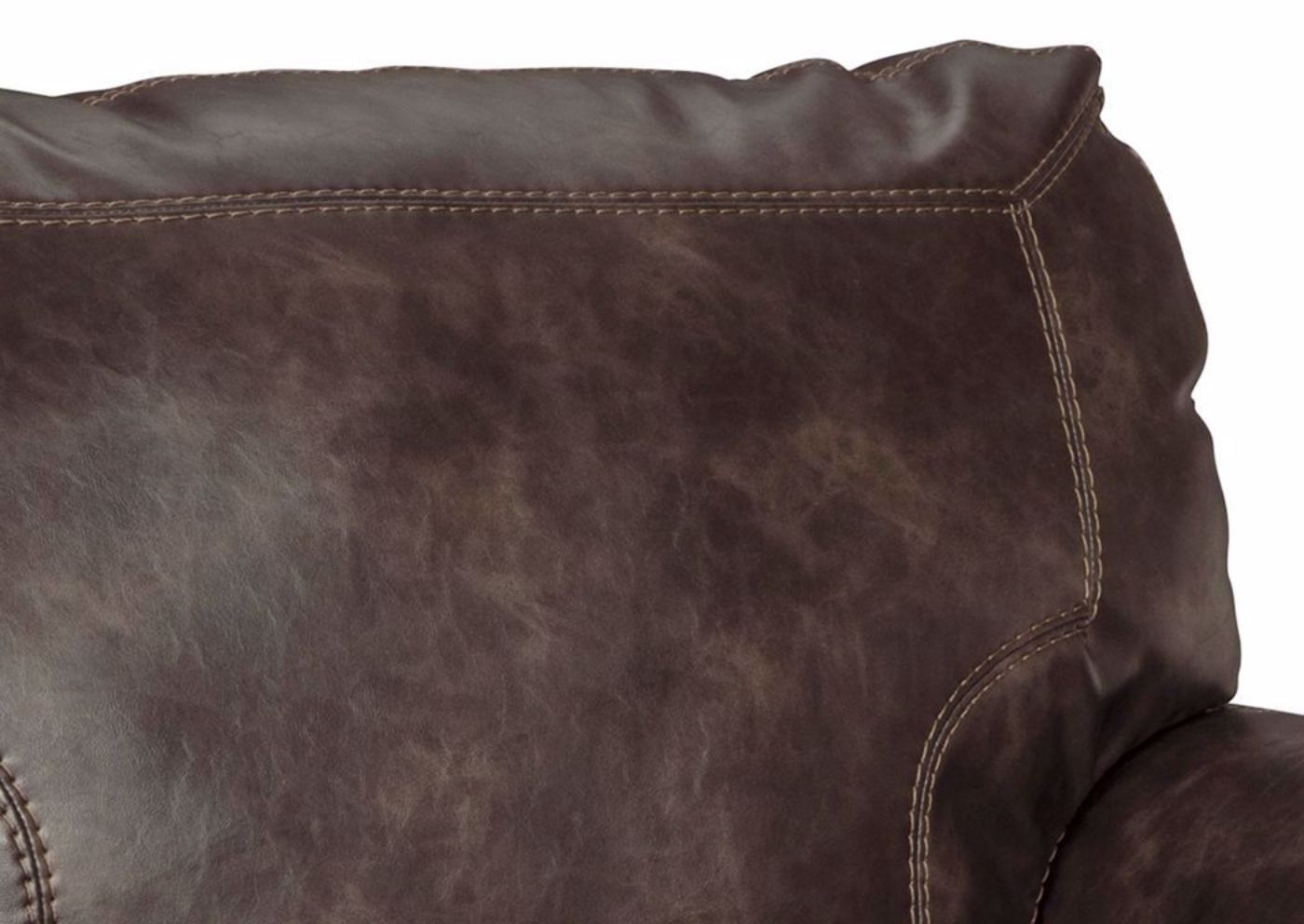 Close Up of Back Cushion with Accent Stitching on Nicorvo Chair by Ashley | Home Furniture Plus Bedding