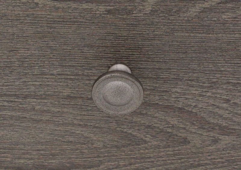 Close Up of the Drawer Knobs on the Chaxney Coffee Table by Ashley with 2 Storage Drawers | Home Furniture Plus Bedding