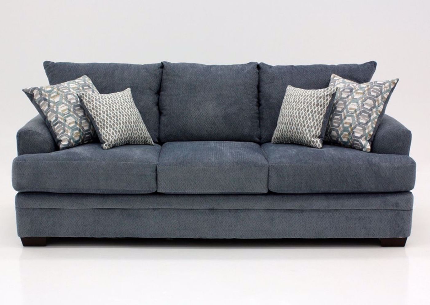 Gray American Sofa by American Furniture Manufacturing Facing Front | Home Furniture Plus Mattress