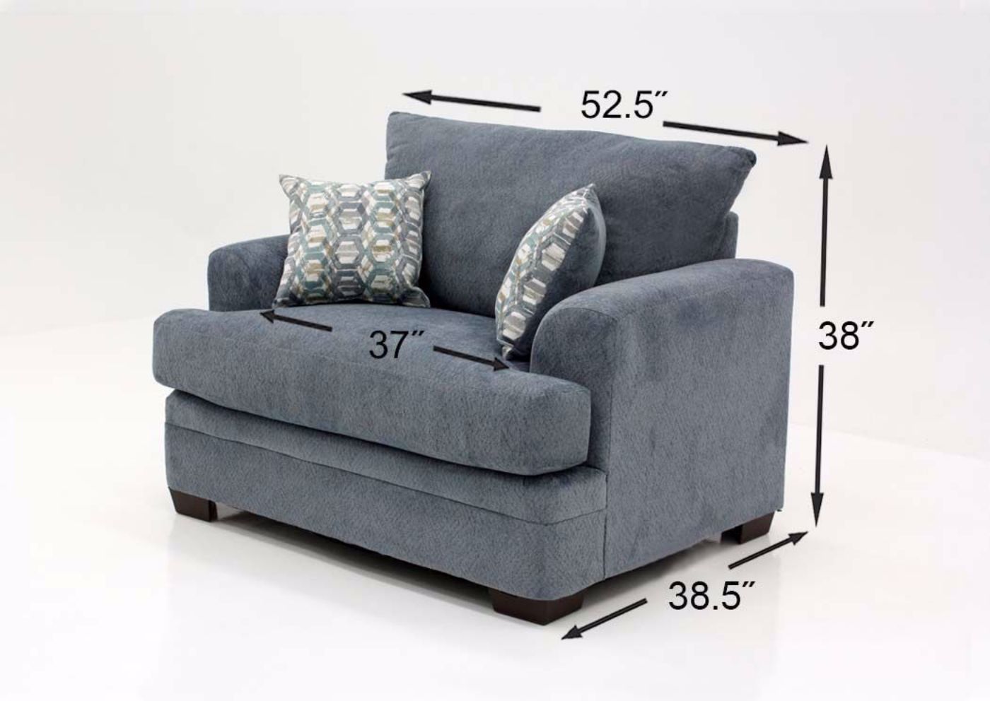 Gray American Chair by American Furniture Manufacturing Dimensions | Home Furniture Plus Mattress