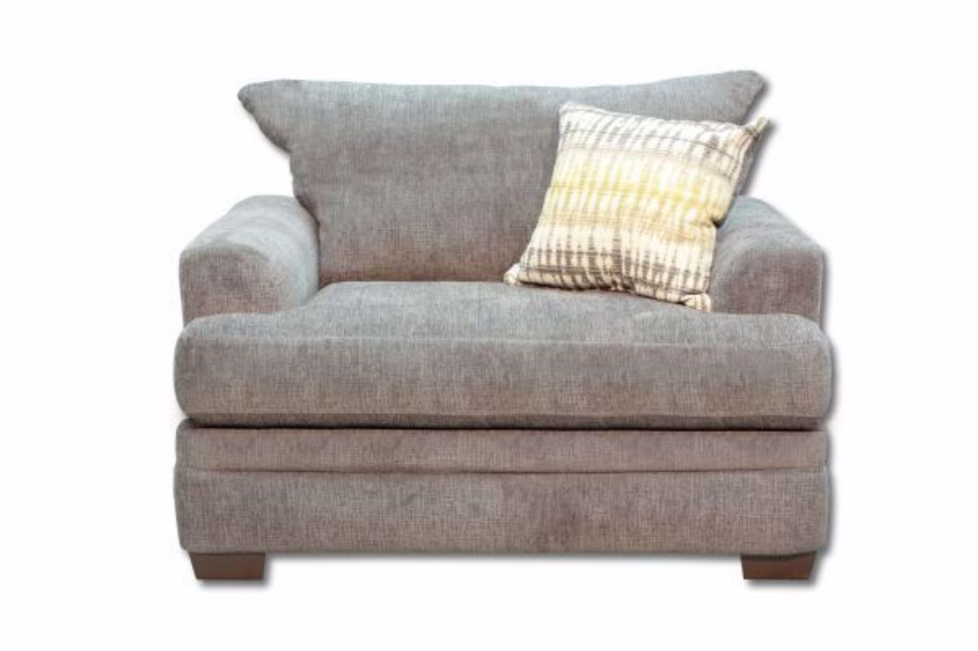 Dark Gray Perth Chair by American Furniture, Front Facing | Home Furniture Plus Mattress