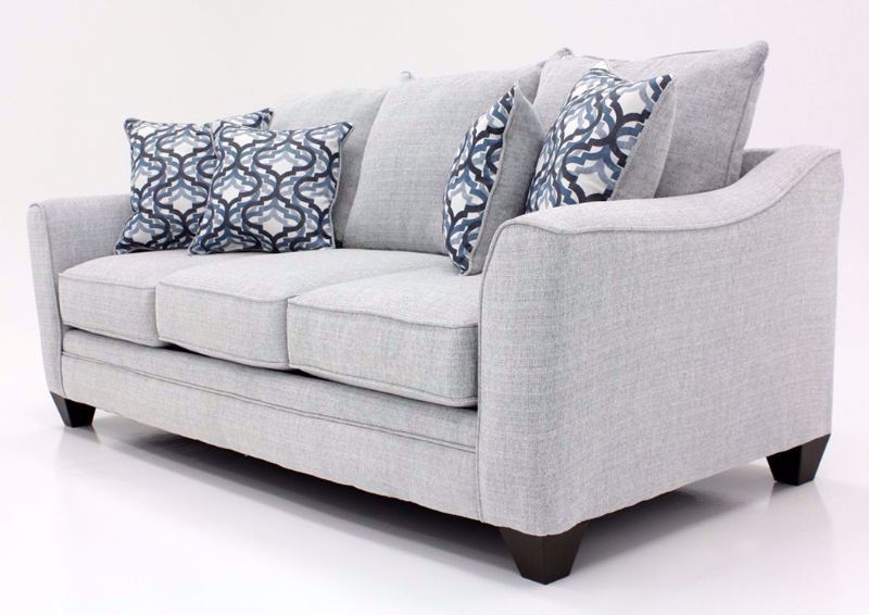 Light Gray Dante Sofa by Lane at an Angle | Home Furniture Plus Bedding