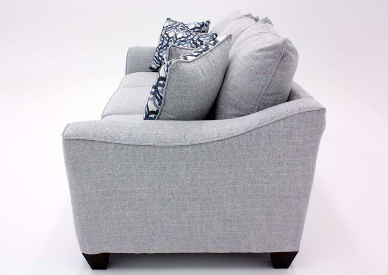Light Gray Dante Sofa by Lane Side View | Home Furniture Plus Bedding
