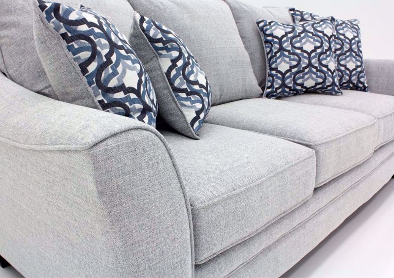 Light Gray Dante Sofa by Lane at an Angle Close Up | Home Furniture Plus Bedding