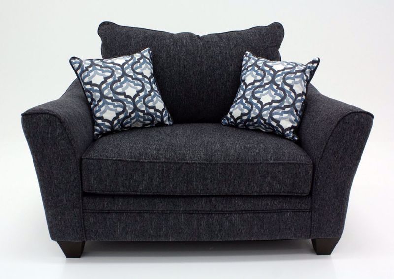 Dark Blue Dante Chair by Lane, Front Facing | Home Furniture Plus Mattress