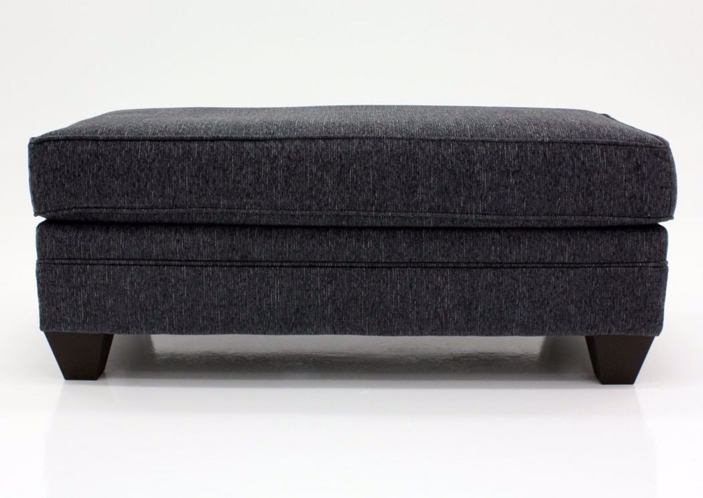 Dark Blue Dante Ottoman by Lane, Front Facing | Home Furniture Plus Mattress