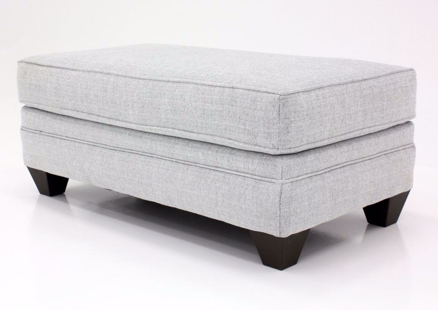 Light Gray Dante Ottoman by Lane at an Angle | Home Furniture Plus Mattress