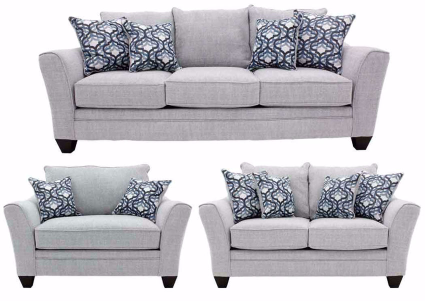 Dante Sofa Set Light Gray