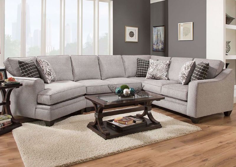 Fog Gray Endurance Sectional Sofa in a Room Setting | Home Furniture Plus Mattress