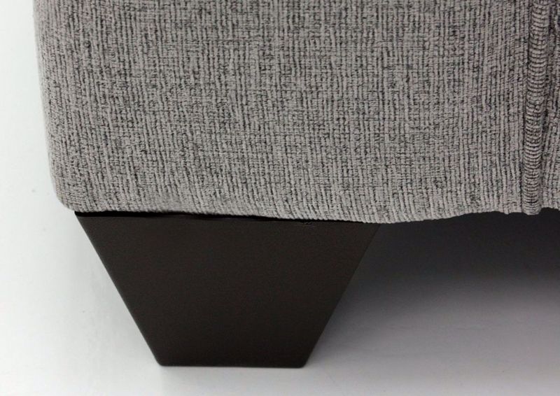 Fog Gray Endurance Sectional Sofa Foot Detail | Home Furniture Plus Mattress