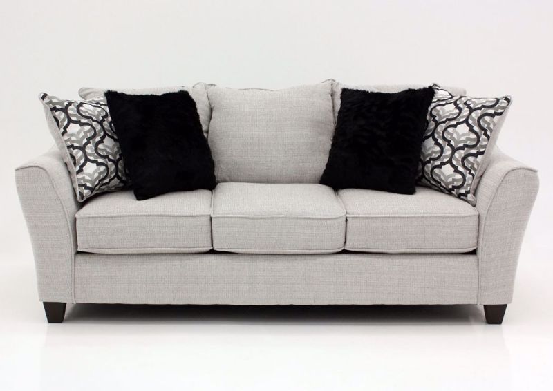 Off White Dante Sofa by American Furniture Facing Front | Home Furniture Plus Mattress
