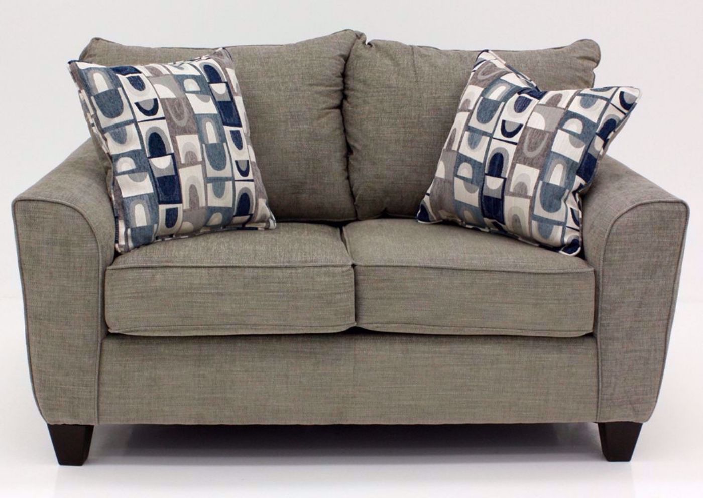 Gray Alamo Loveseat by Lane, Front Facing | Home Furniture Plus Bedding