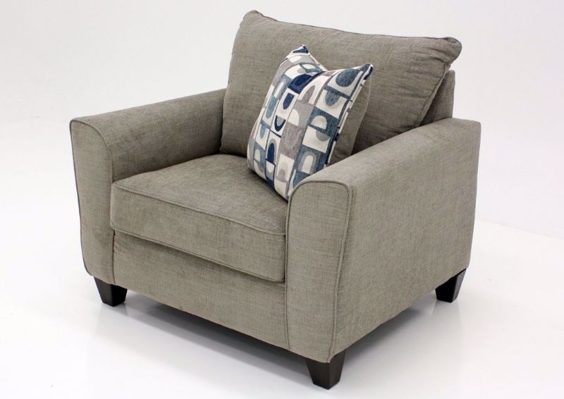 Gray Alamo Chair by Lane at an Angle | Home Furniture Plus Mattress