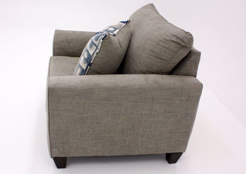 Gray Alamo Chair by Lane Side View | Home Furniture Plus Mattress