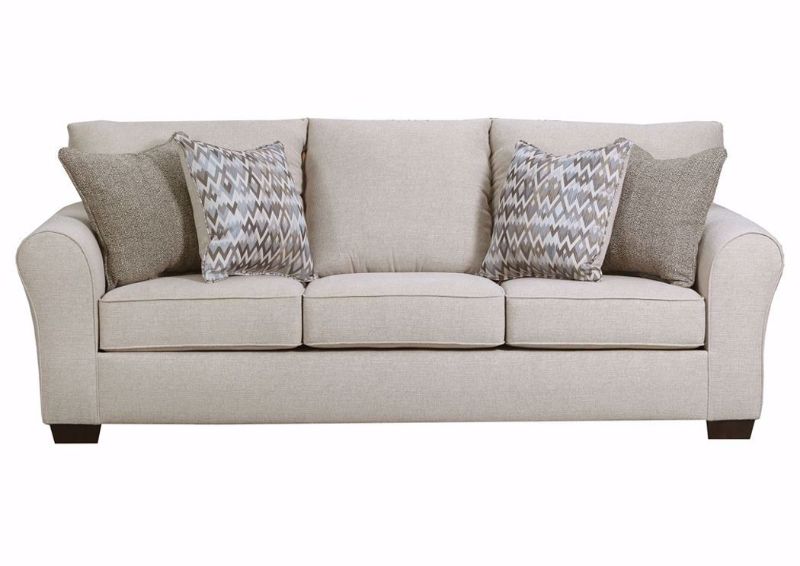 Cream Boston Sofa by Lane, Front Facing | Home Furniture + Mattress