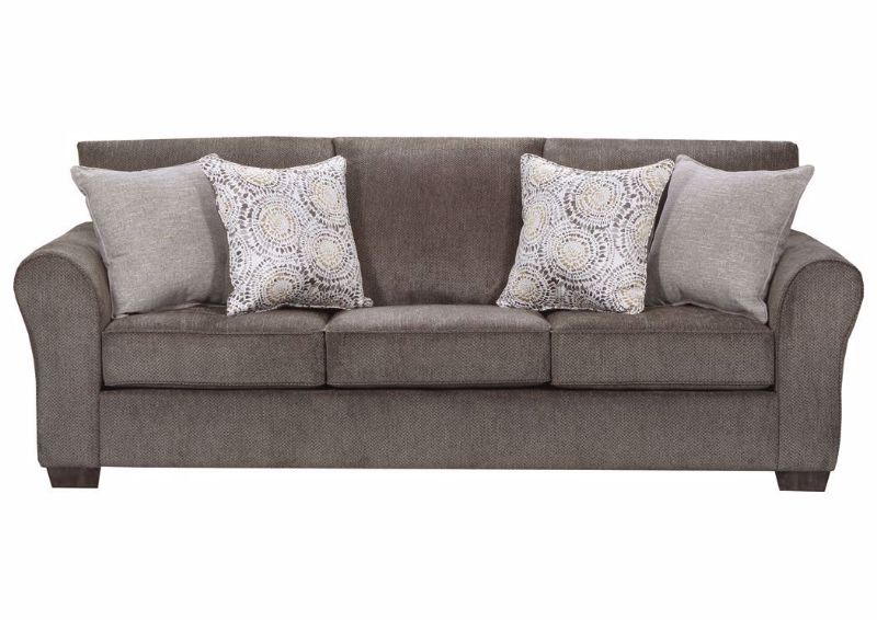 Brown Harlow Sofa by Lane, Front Facing | Home Furniture Plus Bedding