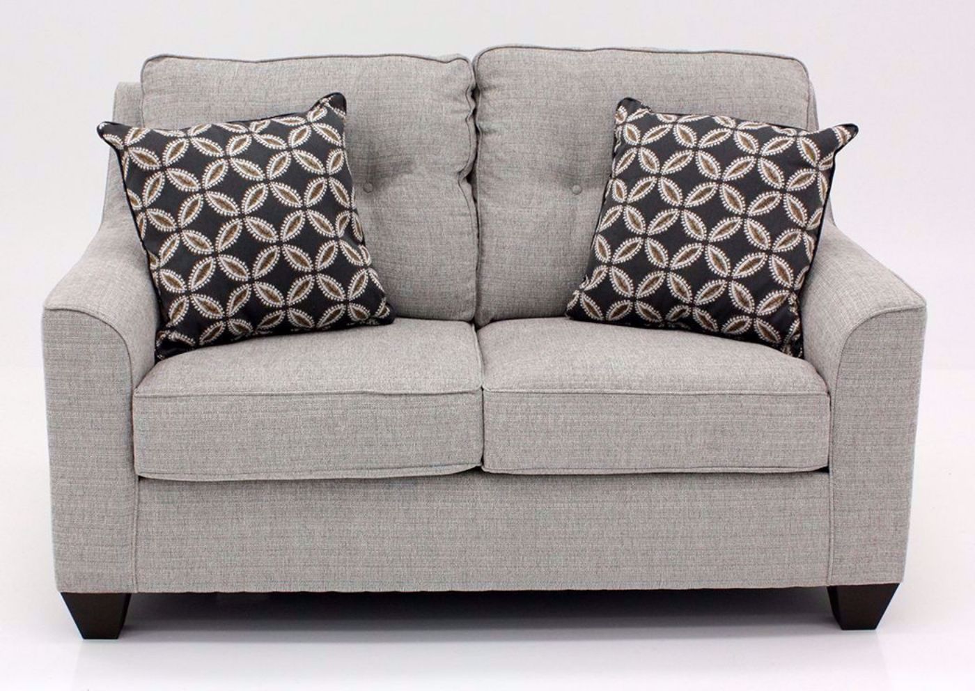 Brown Tweed Dante Loveseat by Lane, Front Facing | Home Furniture Plus Bedding