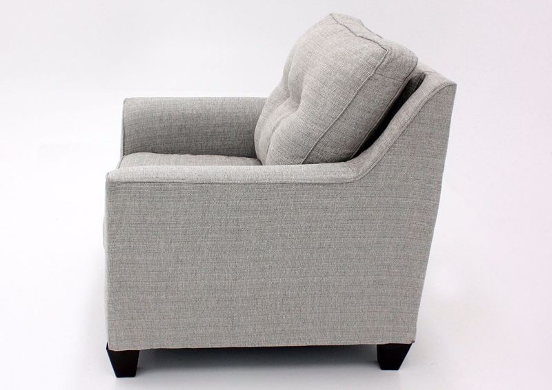 Brown Tweed Dante Chair by Lane Side View | Home Furniture Plus Mattress