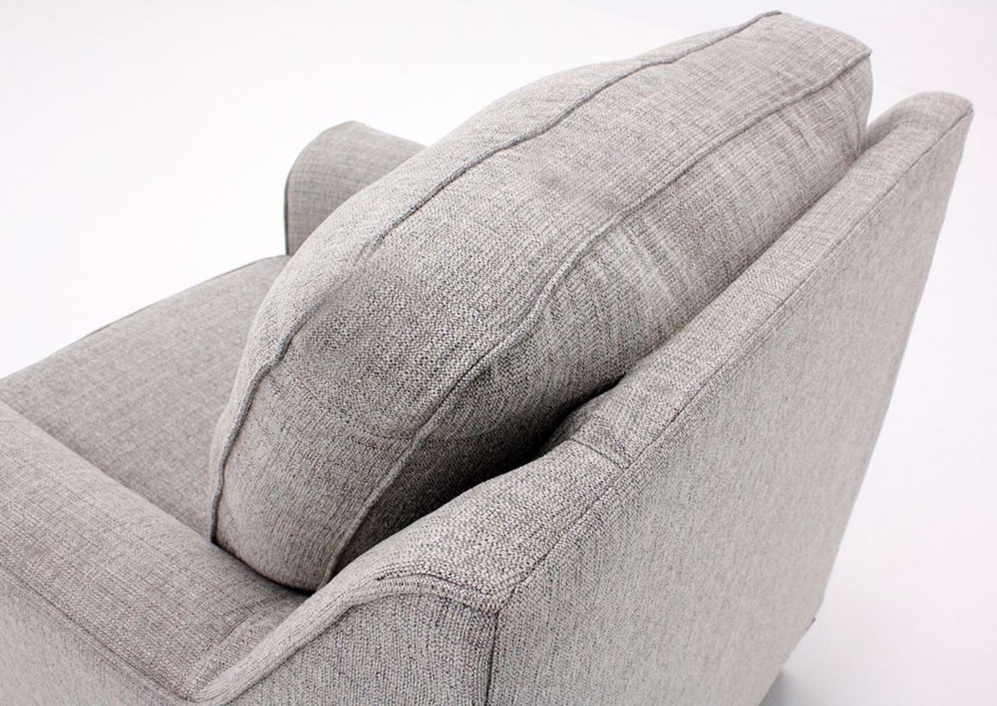 Brown Tweed Dante Chair by Lane Showing the Attached Seat Back | Home Furniture Plus Mattress