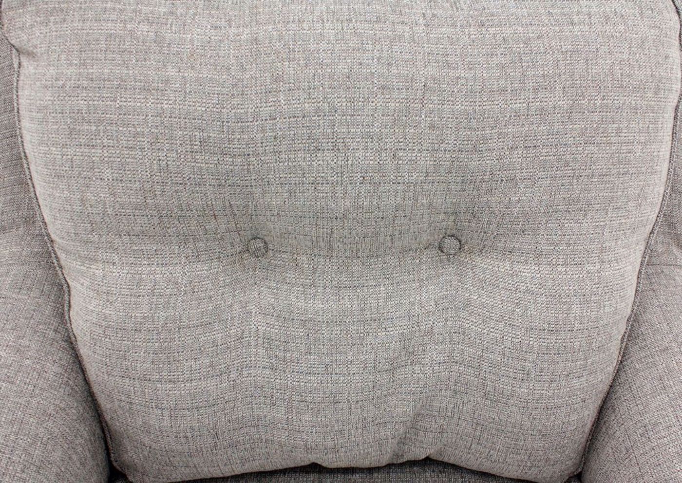 Brown Tweed Dante Chair by Lane Showing the Attached Seat with Button Tufting | Home Furniture Plus Mattress