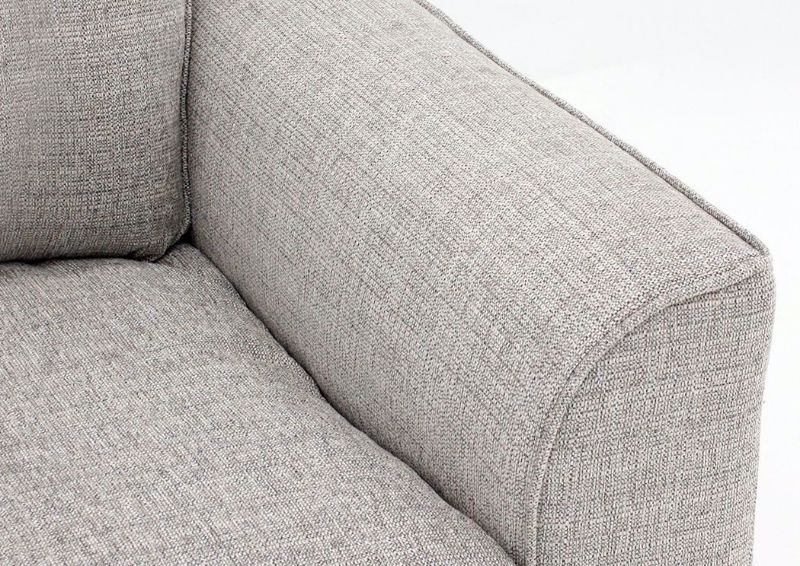 Brown Tweed Dante Chair by Lane Showing the Arm Detail | Home Furniture Plus Mattress