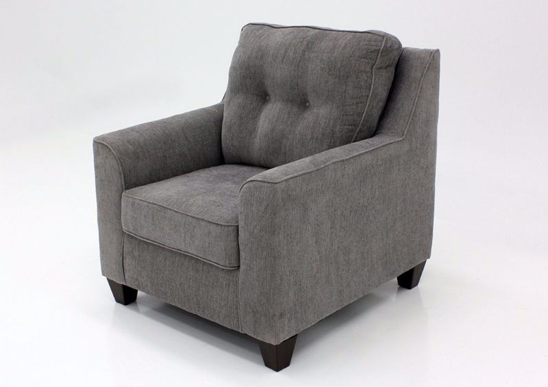 Smoke Gray Surge Chair by Lane at an Angle | Home Furniture Plus Mattress