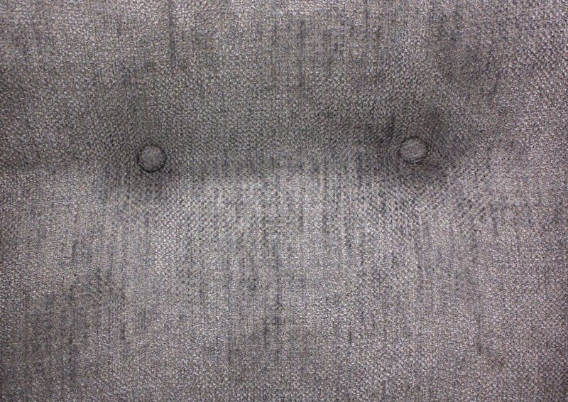 Smoke Gray Surge Sofa by Lane Button Tufted Microfiber Upholstery Detail | Home Furniture Plus Mattress