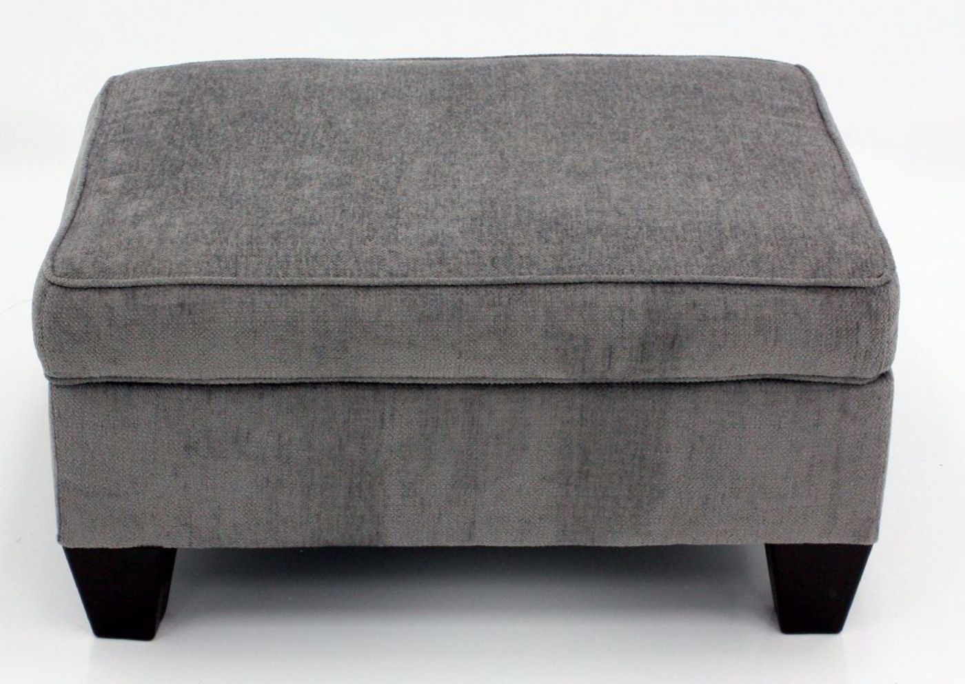 Smoke Gray Surge Storage Ottoman by Lane, Front Facing | Home Furniture Plus Mattress