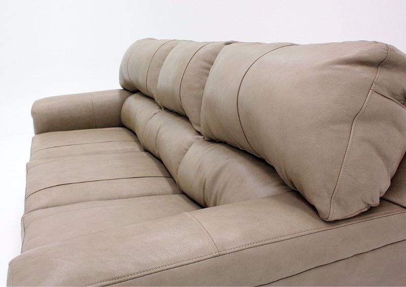 Putty Cream Soft Touch Sofa Showing the Seat Back | Home Furniture Plus Bedding