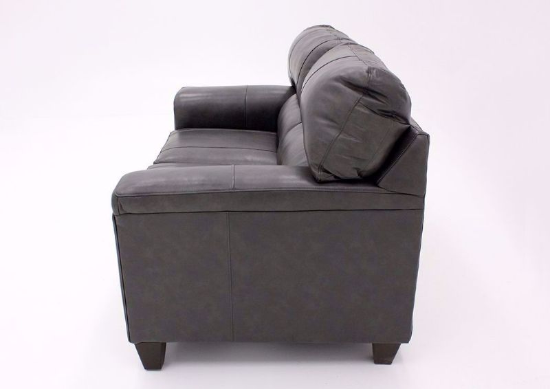 Fog Gray Soft Touch Loveseat, Side View | Home Furniture Plus Bedding