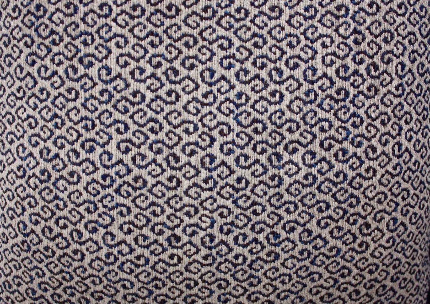 Prelude Sofa with Chaise, Blue, Patterned Pillow Detail | Home Furniture Plus Bedding