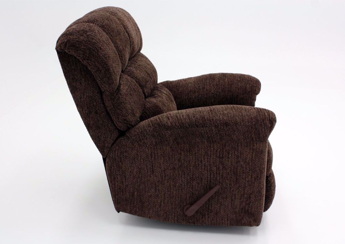 Brown Eastwood Rocker Recliner, Side View | Home Furniture Plus Mattress