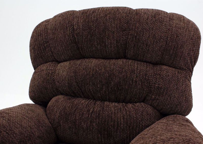 Brown Eastwood Rocker Recliner Chair Back Detail | Home Furniture Plus Mattress