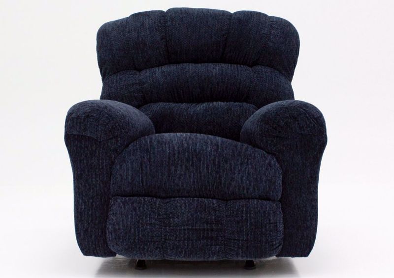Blue Eastwood Rocker Recliner, Front Facing | Home Furniture Plus Mattress