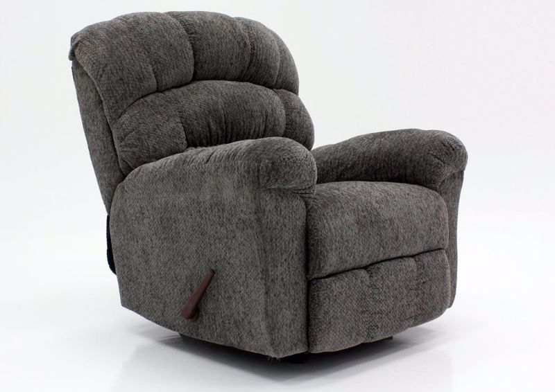 Gray Eastwood Rocker Recliner at an Angle | Home Furniture Plus Mattress