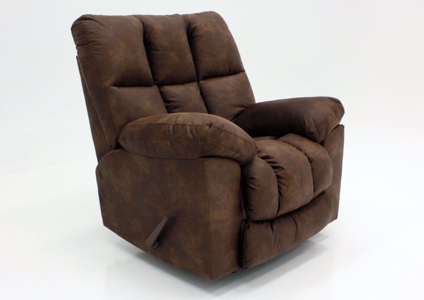 Walnut Brown Dorado Rocker Recliner by Lane at an Angle | Home Furniture Plus Mattress