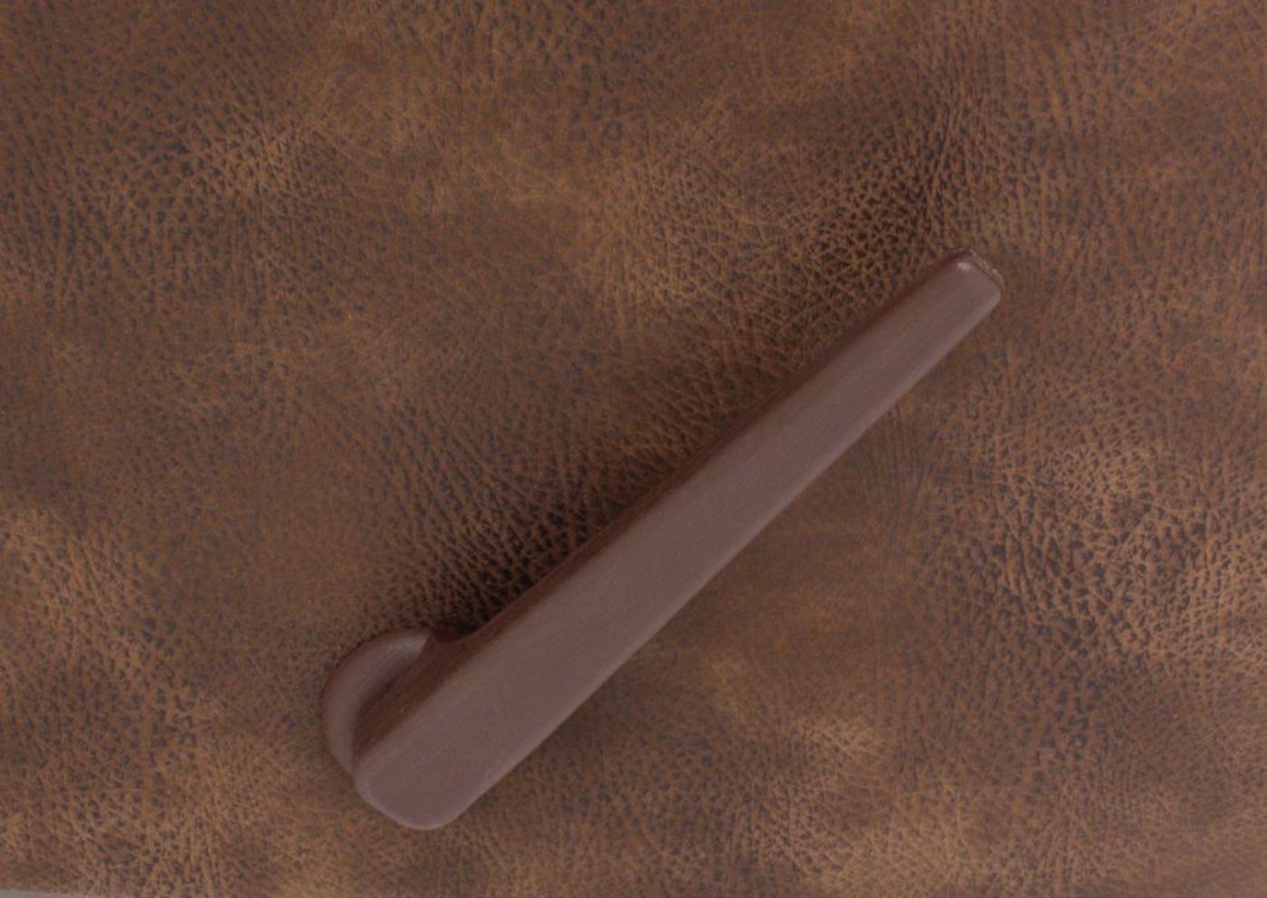 Walnut Brown Dorado Rocker Recliner by Lane Showing the Reclining Lever Detail | Home Furniture Plus Mattress