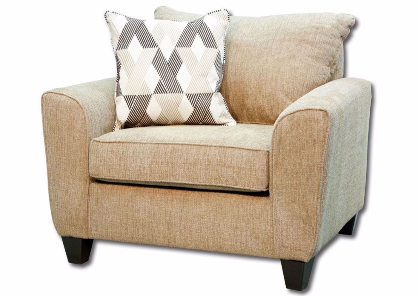 Light Brown Reed Chair by Lane at an Angle | Home Furniture Plus Mattress
