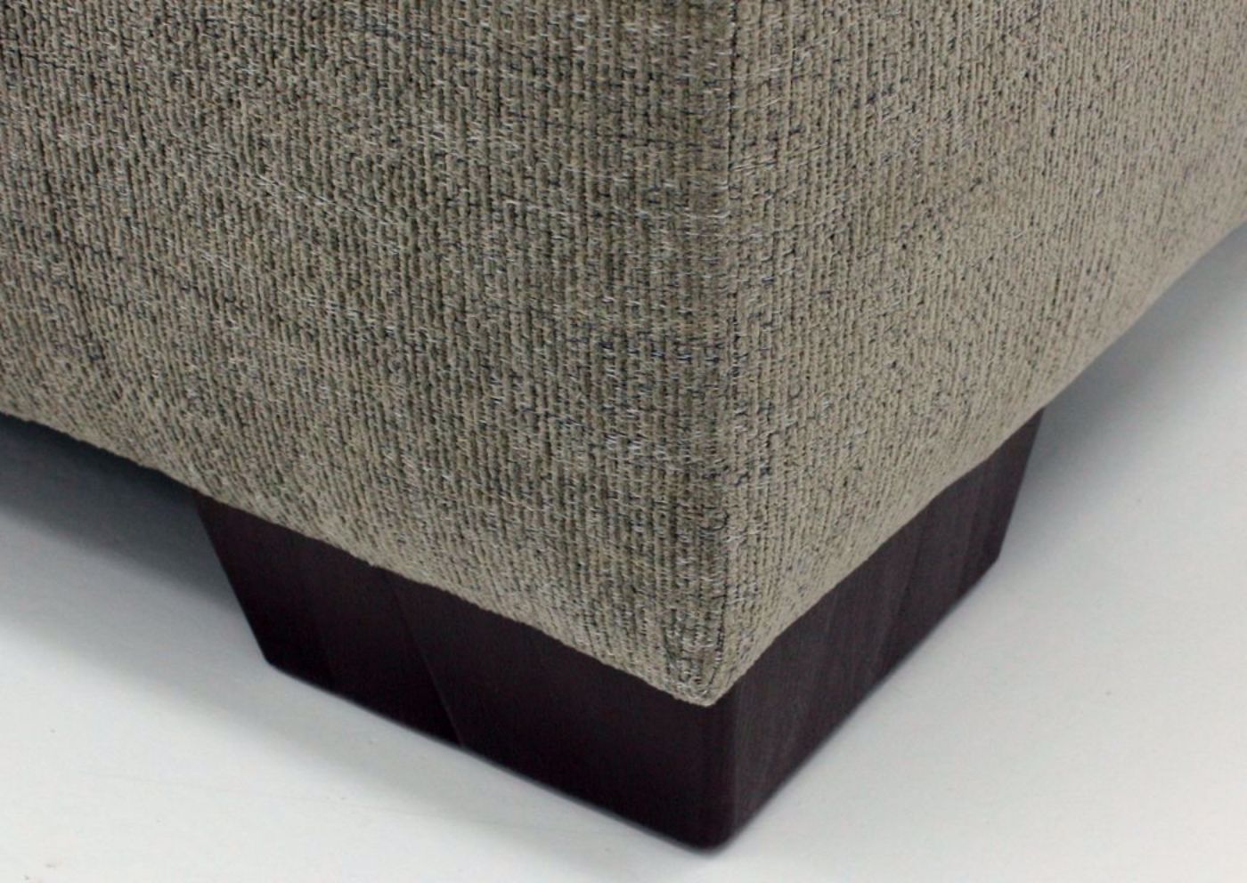 Gray Alamo Storage Ottoman by Lane Foot Detail | Home Furniture Plus Mattress