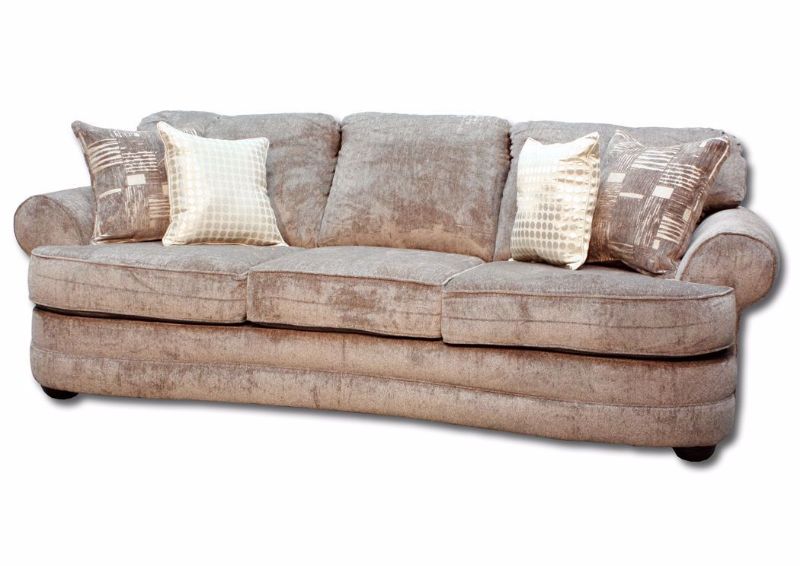 Pewter Kingston Sofa by Lane at an Angle | Home Furniture Plus Mattress