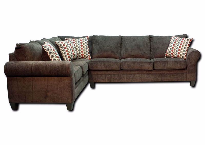Picture of Albany Sectional Sofa - Brown