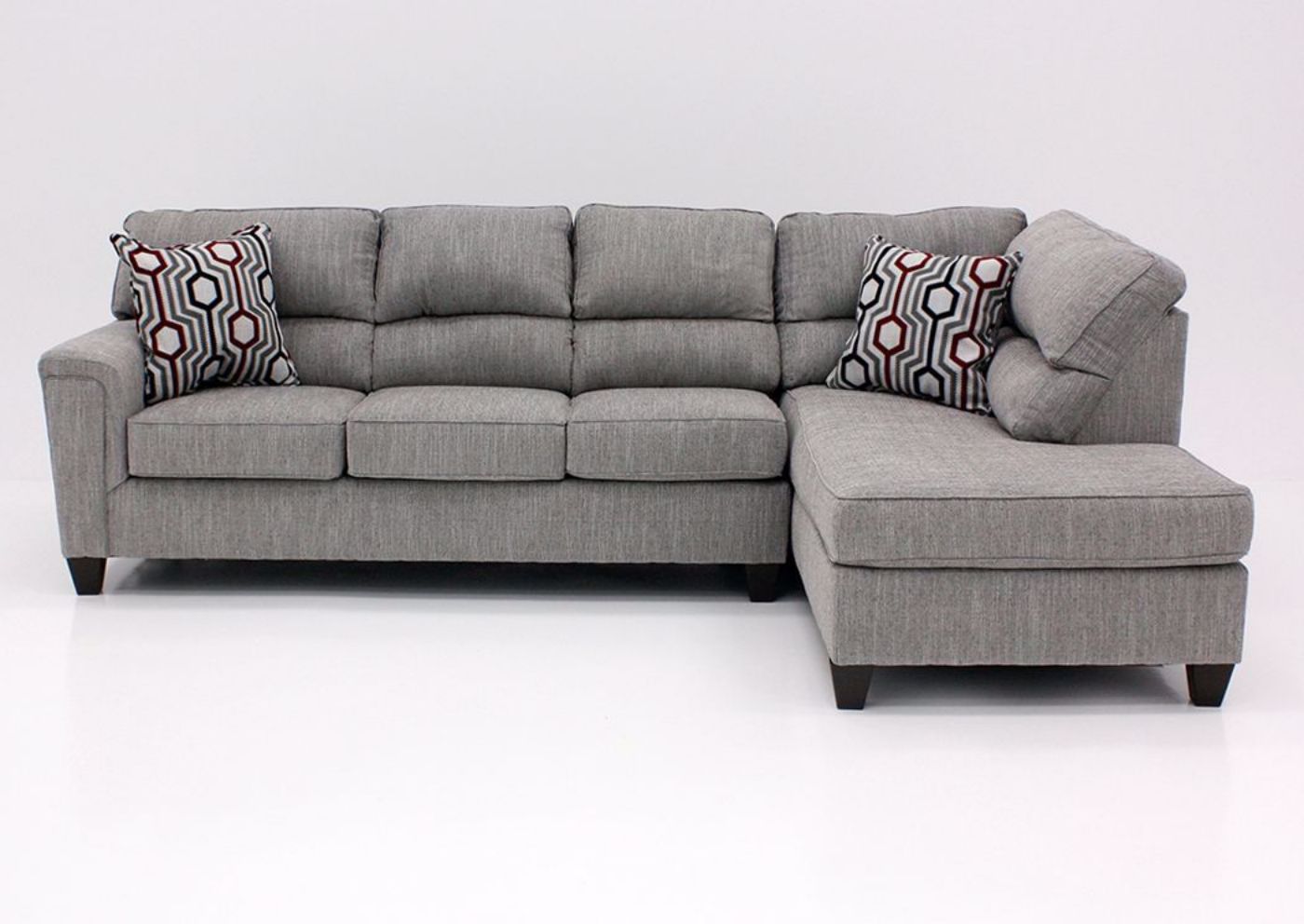 Picture of Danton Sectional Sofa With Chaise - Gray