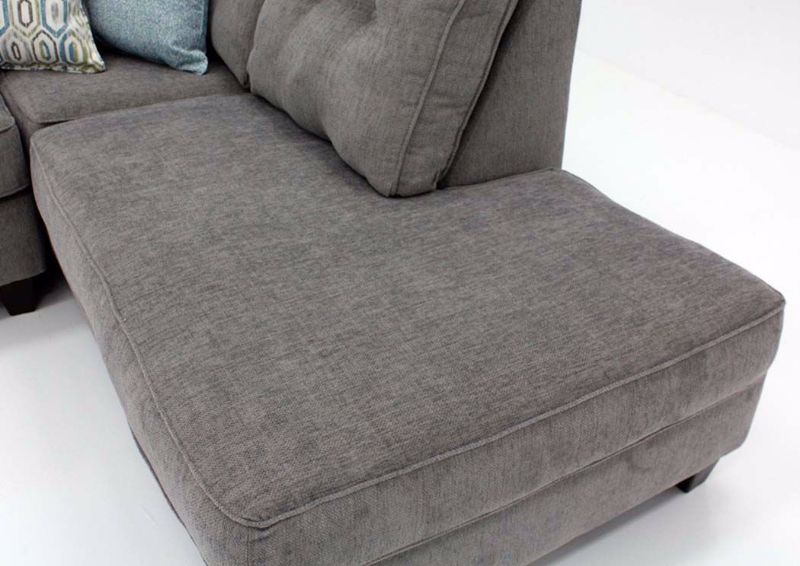 Smoke Gray Surge Sectional Sofa by Lane Chaise Detail | Home Furniture Plus Bedding